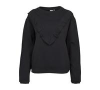 Urban Classics Damen Ladies Terry Volant Crew TB1966, color:black, size:XS