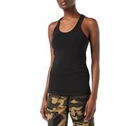 Urban Classics Damen Regular Fit Sport Tank Top Ladies Jersey Tanktop TB697, Einfarbig, Gr. X-Small, Schwarz (Black 7)