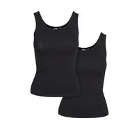 Urban Classics Damen Top Basic Stretch TB1907 2er-Pack Regular Fit Schwarz Größe 5XL