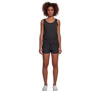 Urban Classics Damen Relaxed Jumpsuit Ladies Cold Dye Short TB1923, Gr. Large (Herstellergröße: L), Schwarz (Black 00007)
