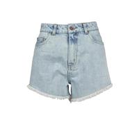 Urban Classics Damen Relaxed Shorts Ladies Denim Hotpants TB2000, Gr. 38 (Herstellergröße: 28), Blau (Blue Bleached 01375)