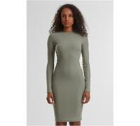 Urban Classics Ladies Rib Dress Kurzes Kleid oliv in XL