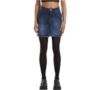 Urban Classics Damen TB6833-Ladies Heavy Mini Denim Skirt Rock, New Dark Blue Washed, 28