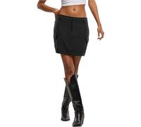 Urban Classics - Ladies Short Patched Pocket Black - Rock Schwarz S