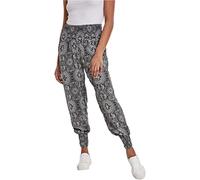 Urban Classics Damen Hose Ladies Sarong Pants Bandana Black/White-S