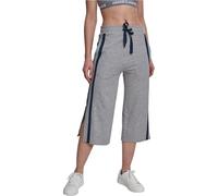 Urban Classics Damen Schlag Sporthose Ladies Taped Terry Culotte TB1977, Gr. 38 (Herstellergröße: M), Grau (Grey/Navy 01199)