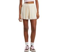Shorts URBAN CLASSICS "Urban Classics Ladies Jersey Skort", Damen, Gr. M, US-Größen, sandweiß, 91% Polyamid, 9% Elasthan, unifarben, loose fit, Hosen Shorts (89640369-M) sandweiß