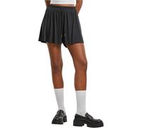 Shorts URBAN CLASSICS "Urban Classics Ladies Jersey Skort", Damen, Gr. 4XL, US-Größen, schwarz, 91% Polyamid, 9% Elasthan, unifarben, loose fit, Hosen Shorts (32237557-4XL) schwarz