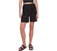 Urban Classics Damen TB5993-Ladies Linen Mixed Shorts, Black, XS