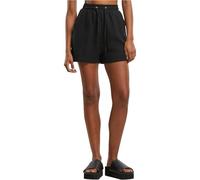 Urban Classics - Ladies Musselin Black - Shorts - Schwarz - L - 100% Baumwolle Schwarz L