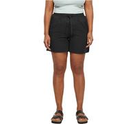 Urban Classics Seersucker Shorts in Gr. M in Schwarz