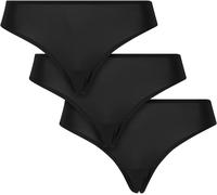 Urban Classics Damen Slips Ladies Lace Brazilian 3-Pack TB7849B Black+Black+Black-L