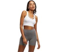 Sport-BH URBAN CLASSICS "Urban Classics Ladies Sports Bra crossed", Damen, Gr. S, Cup 0, weiß, 80% Nylon, 20% Elasthan, BHs Sport-BH (17556424-S) weiß
