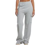 Jogginghose URBAN CLASSICS "Urban Classics Damen Ladies Baggy Light Terry Sweat Pants", Damen, Gr. S, US-Größen, lightasphalt, 70% Baumwolle, 30% Polyester, unifarben, oversize, Hosen Jogginghose (502