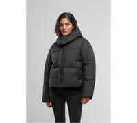 Urban Classics Damen Steppjacke Ladies Hooded Collar Puffer Jacket TB7797 Black-XS