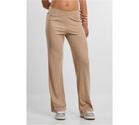 Urban Classics Damen Stoffhose Ladies Rib Pants TB7002 Beigemelange-XL