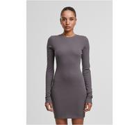Urban Classics Damen Kleid Ladies Cozy Rib Jersey Dress TB7784 Magnet-XL