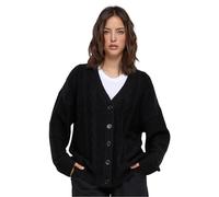 Urban Classics Damen TB6140-Ladies Cabel Knit Cardigan Strickjacke, Black, S