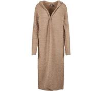 Urban Classics Damen Strickjacke Ladies Hooded Feather Cardigan softtaupe 5XL