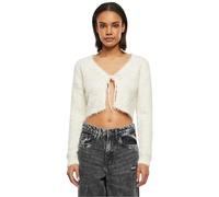 Urban Classics Damen Strickjacke TB6082 Tied Cropped Feather whitesand 3XL