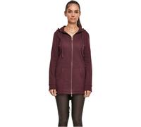 Urban Classics Damen-Sweatparka, redwine, Größe L