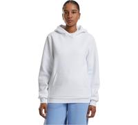 lässiger Urban Classics Damen Hoodie Rippbündchen Kapuze 330 g/m² mit Baumwolle Weiß S
