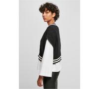 Urban Classics Ladies Cropped Knit College Slipover in Gr. L in Schwarz