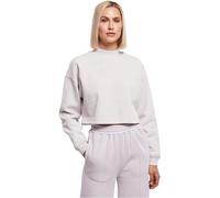 Urban Classics Damen Sweatshirt Ladies Cropped Oversized Sweat High Neck Crew softlilac 3XL