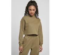 Urban Classics Frauen Pullover Ladies Cropped Oversized High Neck in olive 5XL olive