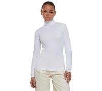 Urban Classics Damen TB6115-Ladies Knitted Turtleneck Sweater Sweatshirt, White, S