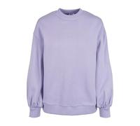 Sweater URBAN CLASSICS "Damen Ladies Organic Oversized Crew" Gr. S, lila (lavender) Damen Sweatshirts (65499034-S)