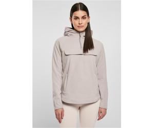 Urban Classics Damen Sweatshirt Ladies Polar Fleece Pull Over Hoody Warmgrey-S