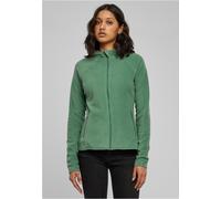 Urban Classics Ladies Polar Fleece Zip Hoody in Gr. S in Grün