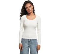 Urban Classics Damen TB4548-Ladies Wide Neckline Sweater Sweatshirt, whitesand, XS