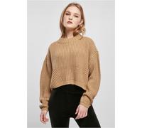 Urban Classics Damen Sweatshirt Ladies Wide Oversize Sweater Unionbeige-5XL
