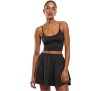 Urban Classics Damen T-Shirt 94% Polyamid, 6% Elastan Schwarz XS