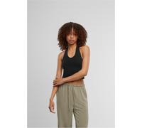 Urban Classics Damen T-Shirt Ladies Basic Neckholder Jersey Top TB7533 Black-3XL