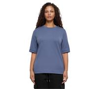 Urban Classics Damen T-Shirt Ladies Classy Tee, Basic T-Shirt für Frauen, Rundhals, vintageblue, XS
