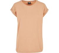 Urban Classics Damen Ladies Extended Shoulder Tee T-Shirt, Amber, S