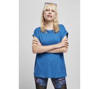 Urban Classics Damen T-Shirt Ladies Extended Shoulder Tee Sporty Blue-S
