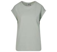 Urban Classics Damen T-Shirt Ladies Extended Shoulder Tee, T-Shirt mit überschnittenen Schultern, aus Baumwolle, frostmint, M