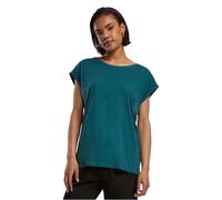 Urban Classics Damen T-Shirt Ladies Extended Shoulder Tee, T-Shirt mit überschnittenen Schultern, aus Baumwolle, erhältlich in vielen Farben, Jasper, 4XL