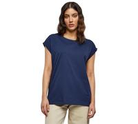 Urban Classics Ladies Extended Shoulder Tee in Gr. 4XL in Blau