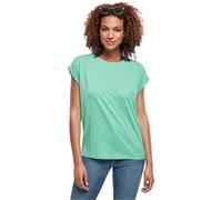Urban Classics Damen T-Shirt Ladies Extended Shoulder Tee, T-Shirt mit überschnittenen Schultern, aus Baumwolle, erhältlich in vielen Farben, Freshseed, XS