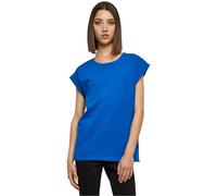 Urban Classics Damen T-Shirt Ladies Extended Shoulder Tee – überschnittene Schultern – Blau L