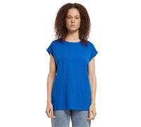 Urban Classics Damen T-Shirt Ladies Extended Shoulder Tee – Baumwolle – Sporty Blue 3XL