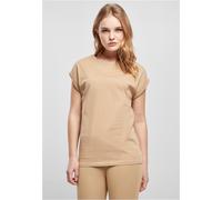 Urban Classics – T-Shirt Extended Shoulder Tee Damen – unionbeige – Größe S