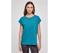 Urban Classics Damen T-Shirt Ladies Extended Shoulder Tee Watergreen-M
