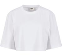 Urban Classics Damen T-Shirt Oversized Cropped – Heavy, Halbarm, Bio-Baumwolle, Weiß XL