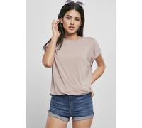 Urban Classics Damen-T-Shirt Modal Extended Shoulder Tee Duskrose Größe M